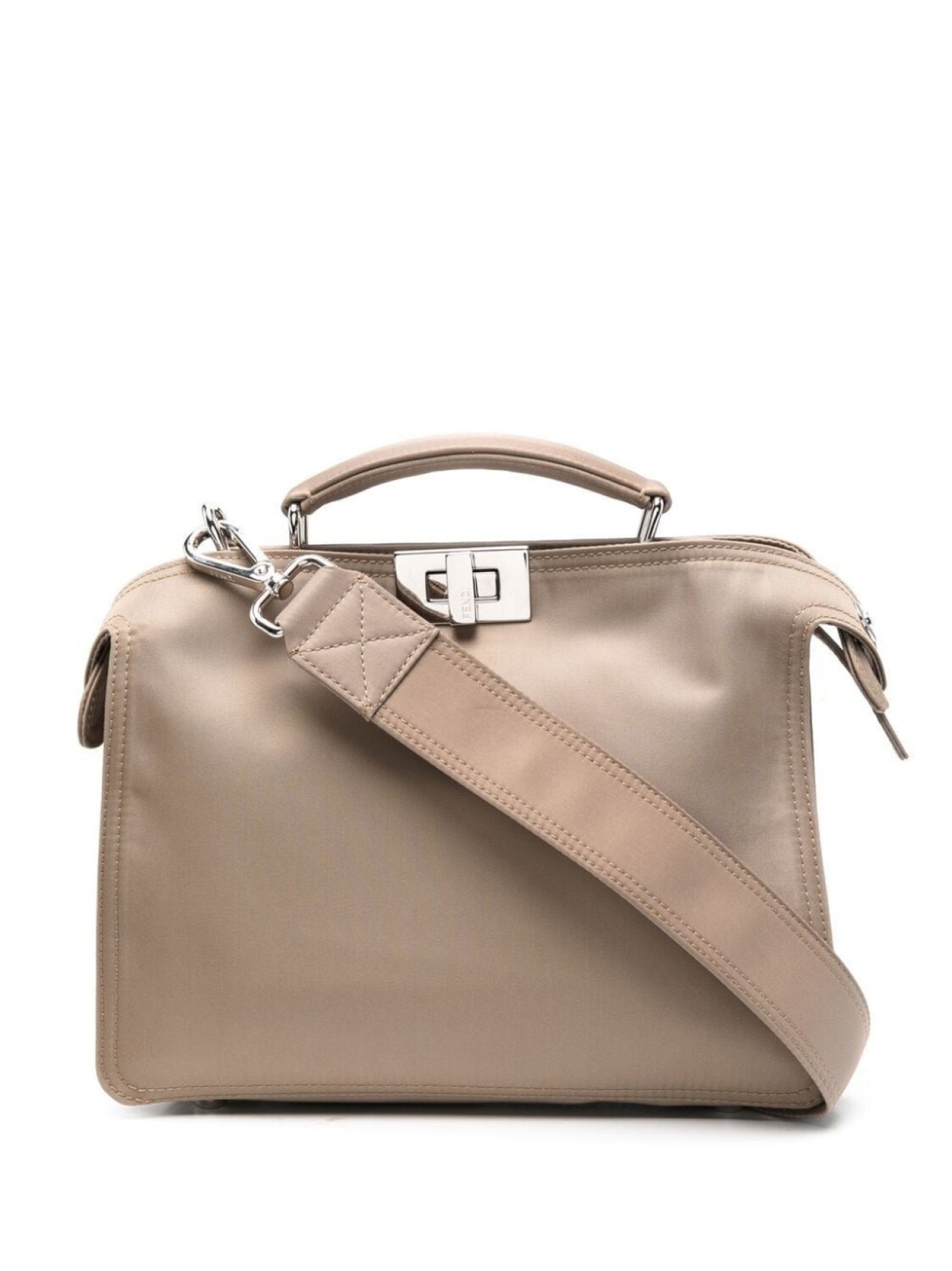 

FENDI сумка-тоут Peekaboo, нейтральный цвет