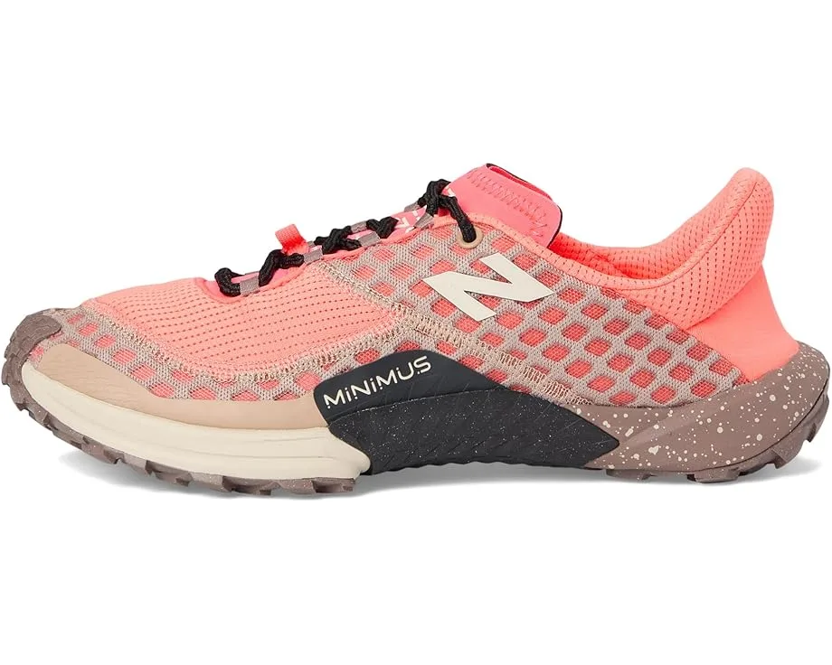 Кроссовки New Balance Minimus Trail, Urgent Red/Flat Taupe/Bisque — фото 4