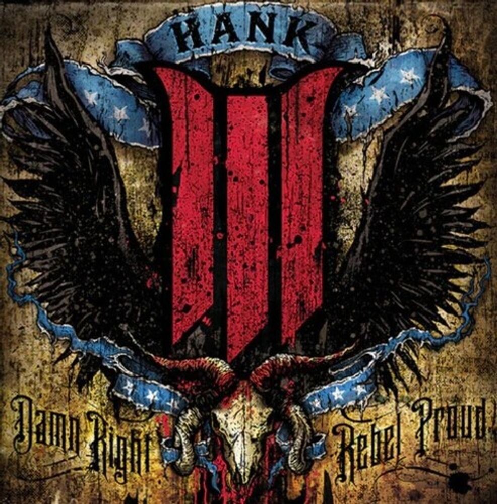 

Виниловая пластинка LP Damn Right, Rebel Proud [Transparent Blue Vinyl] - Hank III