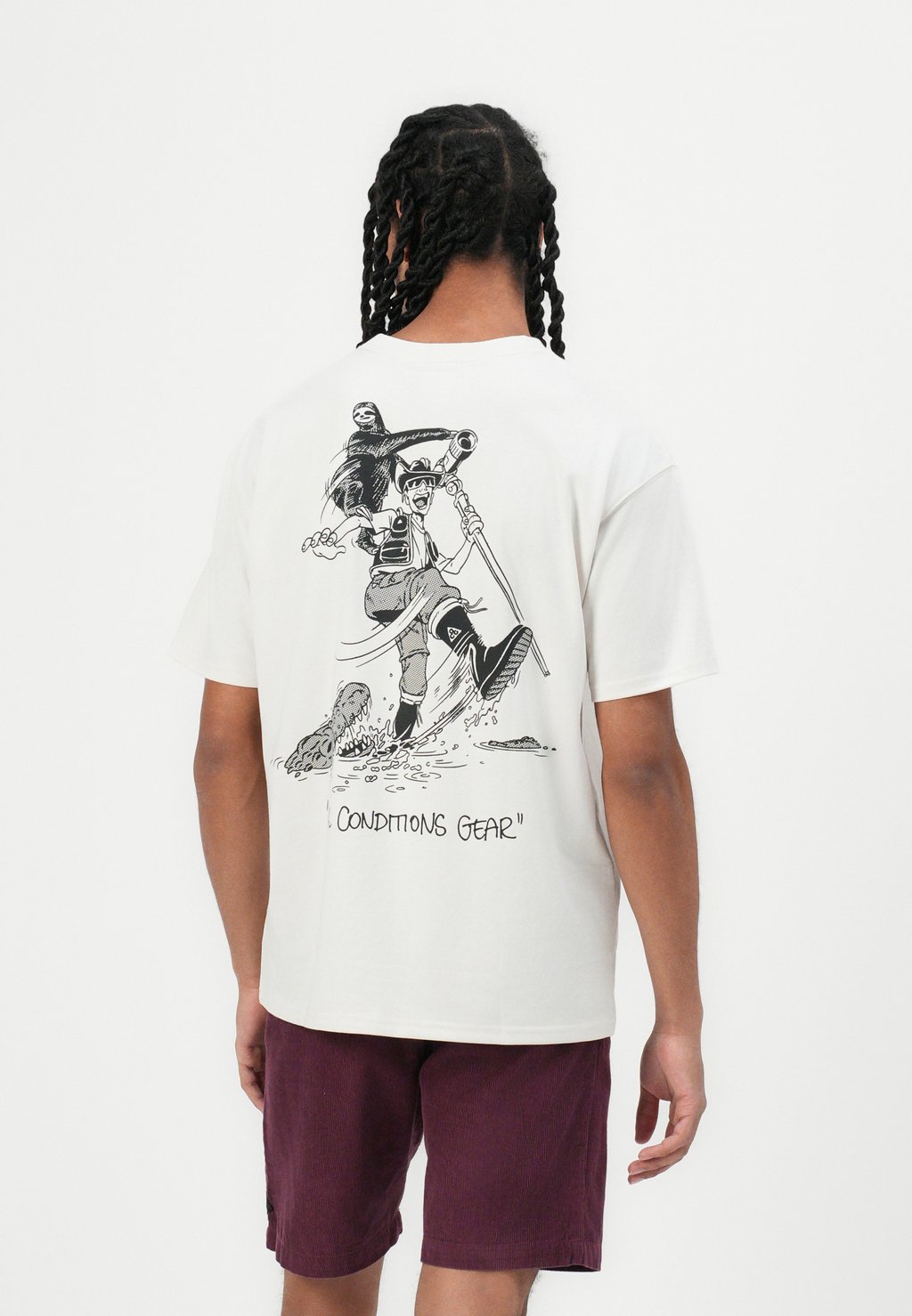 

Футболка с принтом TEE GUIDE Nike ACG, светло-серый
