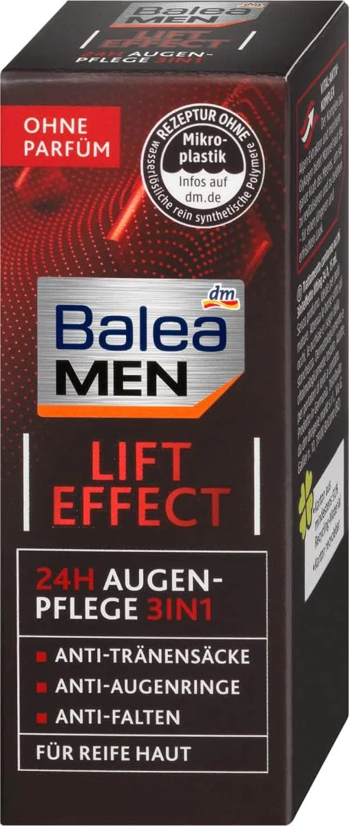 Мужской крем для глаз Balea MEN Lift Effect 24h, 15 мл Balea — фото 3