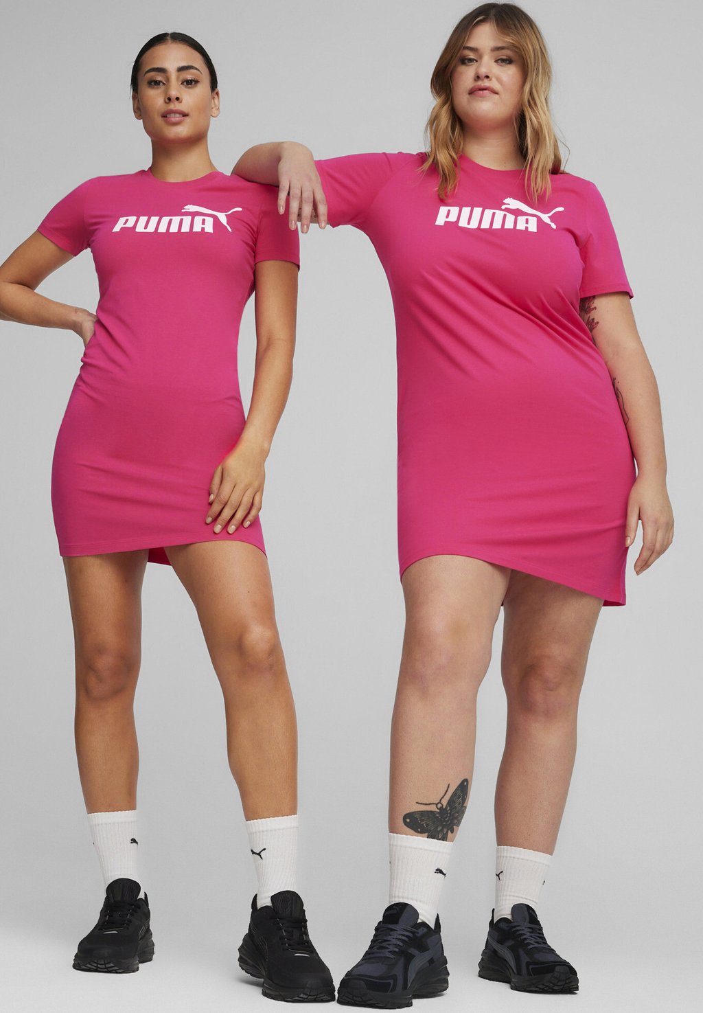 

Платье из джерси ESSENTIALS Puma, цвет garnet rose