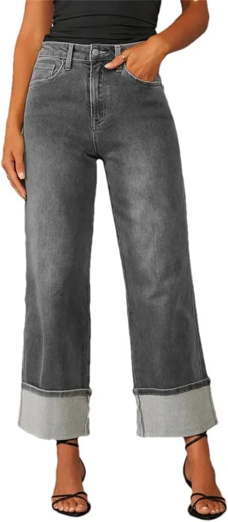 Джинсы прямые джинсовые Retro, Gray