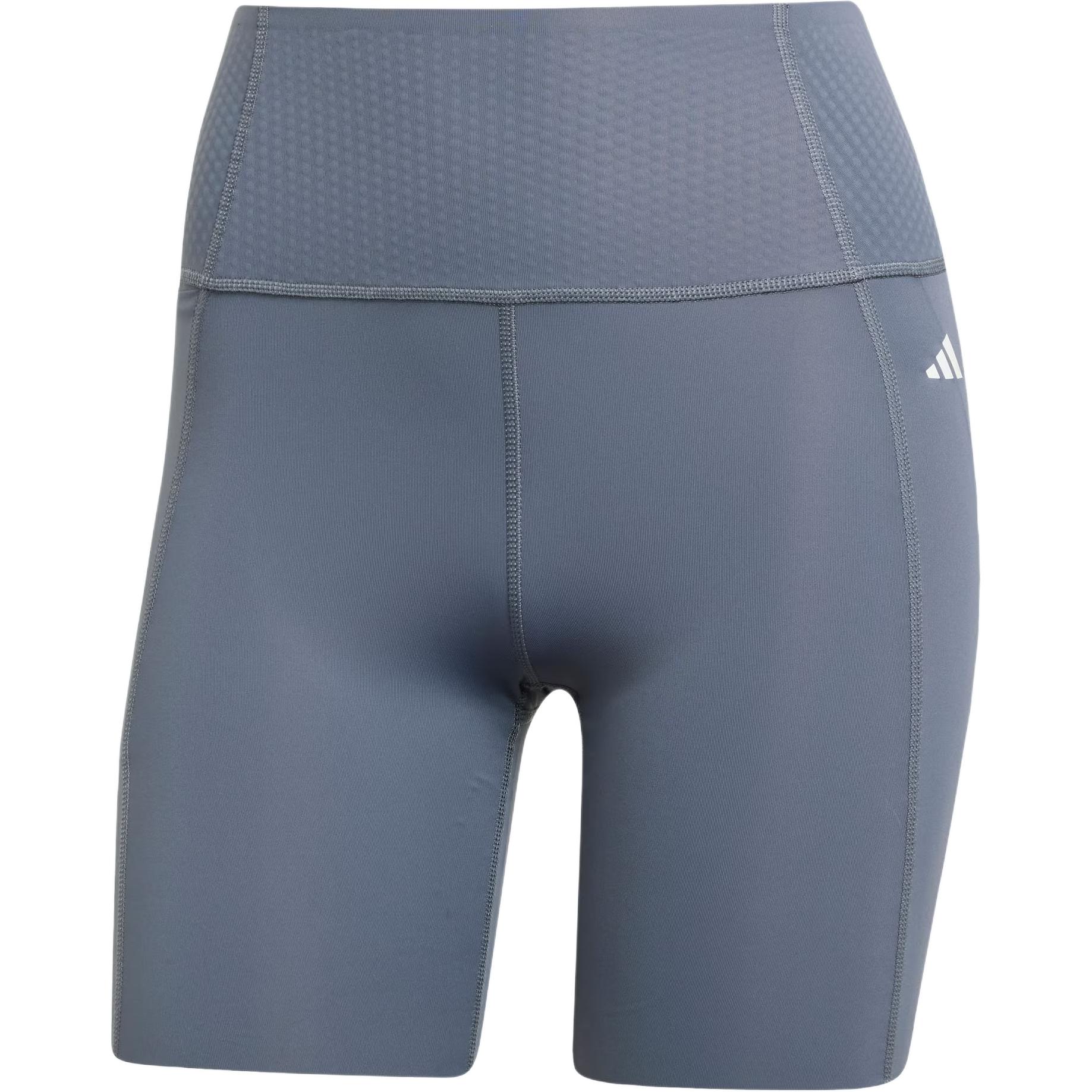 

Повседневные шорты Power Casual для женщин Asphalt Gray Adidas, серый