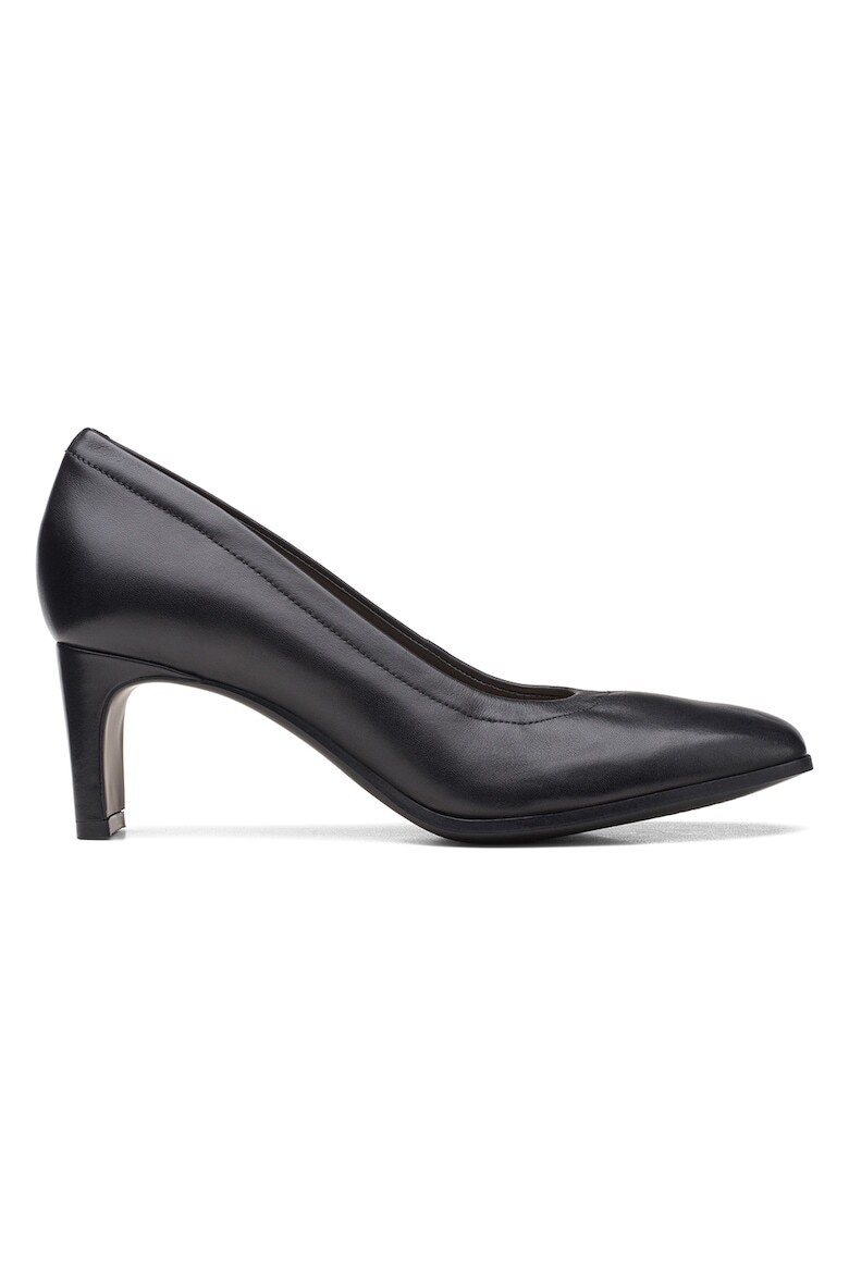 

Кожаные туфли Seren 55 на массивном каблуке Clarks, черный