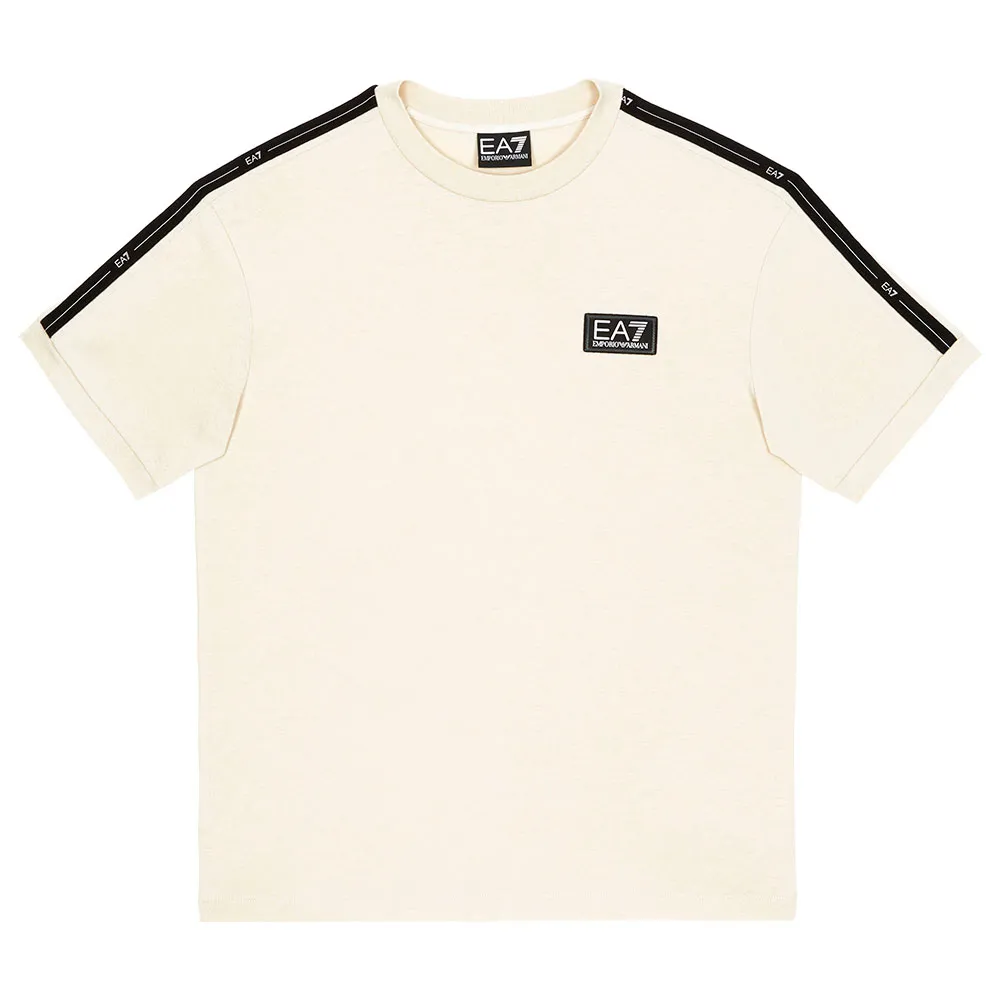 

Футболка с коротким рукавом EA7 EMPORIO ARMANI Train Logo Series Tape, бежевый