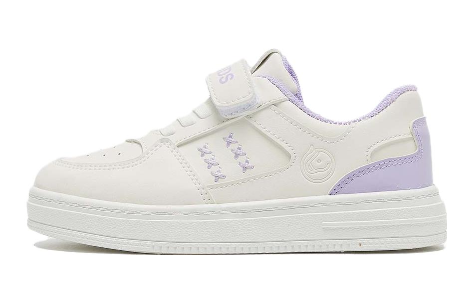 

Низкие детские кроссовки для скейтбординга MQD, бежевый/белый/фиолетовый