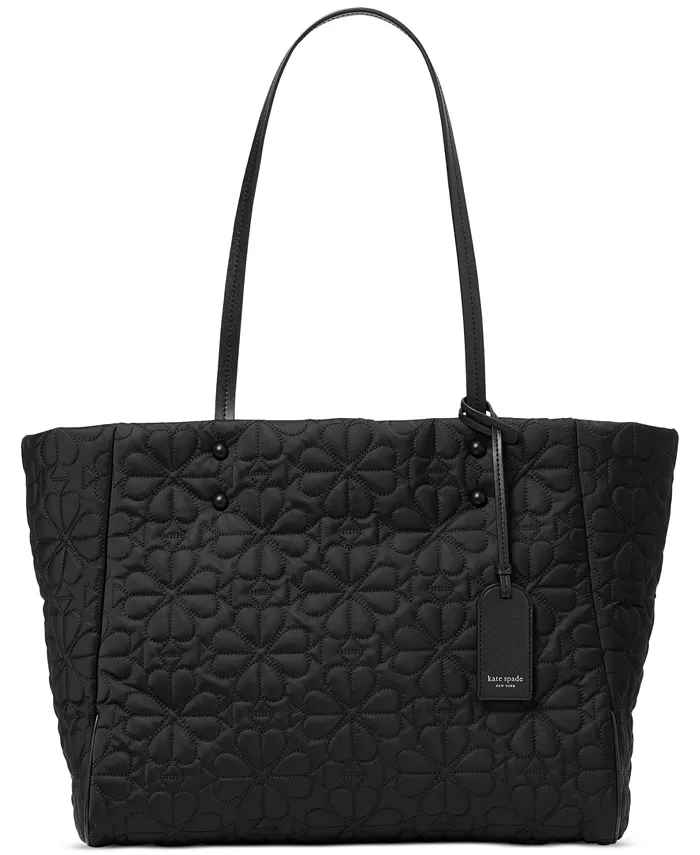 

Тилли Стеганая Средняя Сумка-тоут kate spade new york, черный