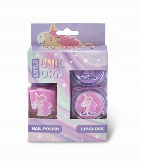 

Мини-набор Little Unicorn Trio, набор для макияжа, 3 предмета. Martinelia
