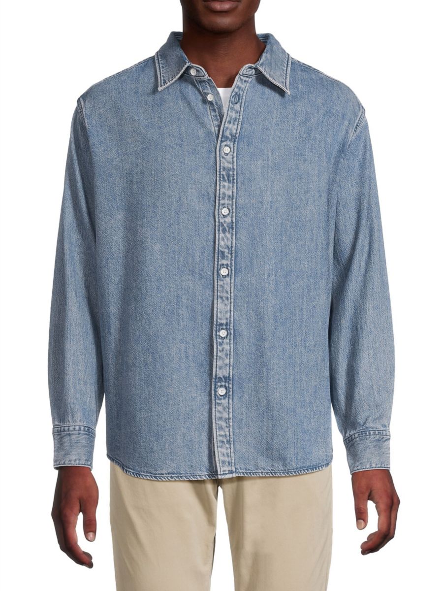 

Джинсовая рубашка Matthew rag & bone, цвет Corbin