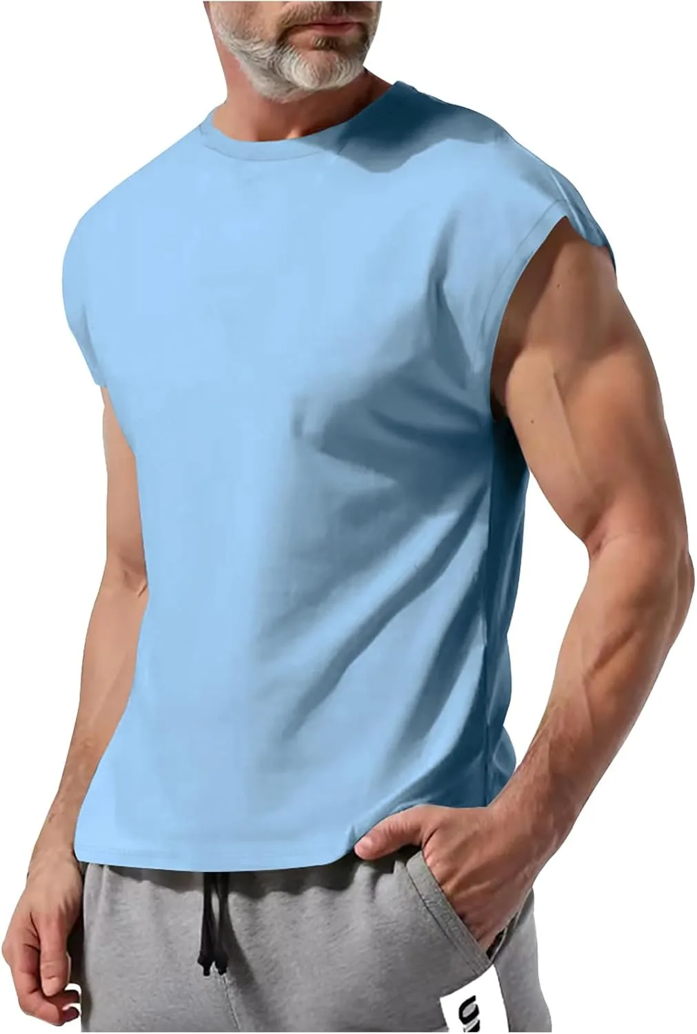 

Xiaojmake мужская майка для тренировок Loose Athletic Sleeveless