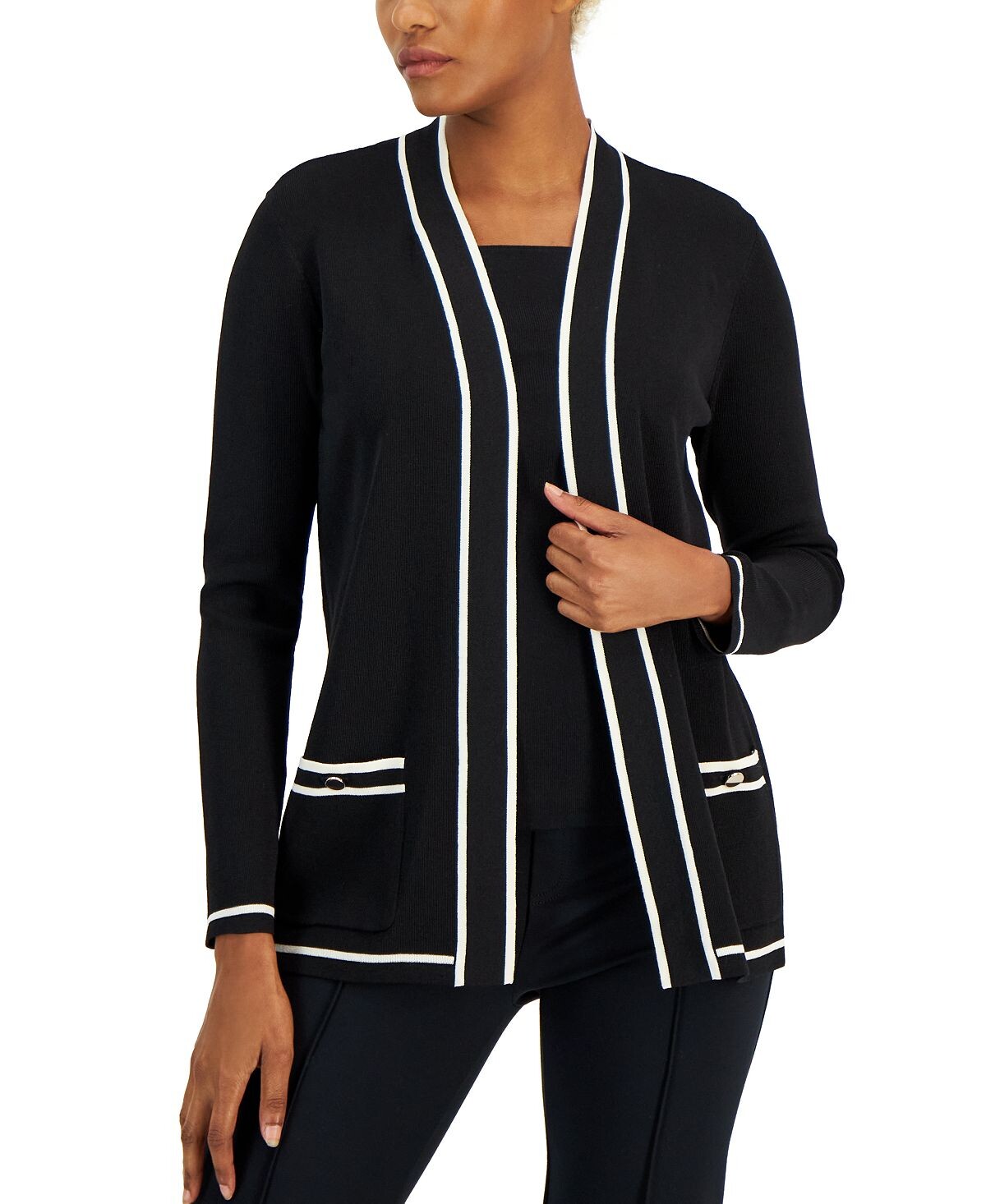 

Женский кардиган Malibu с окантовкой Anne Klein
