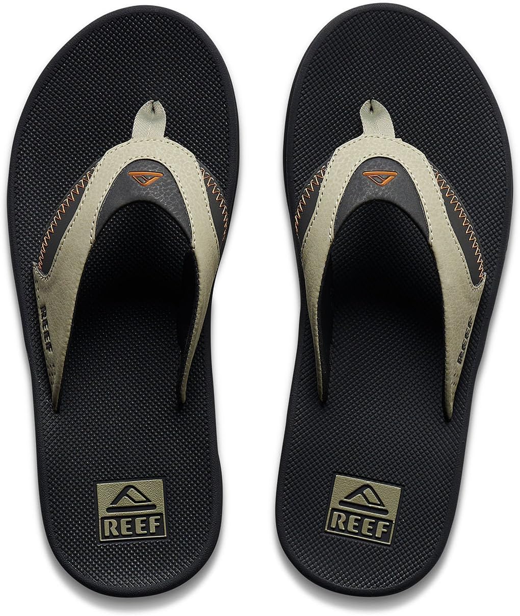Мужские шлепанцы REEF с открывалкой для бутылок, оливковый — фото 2