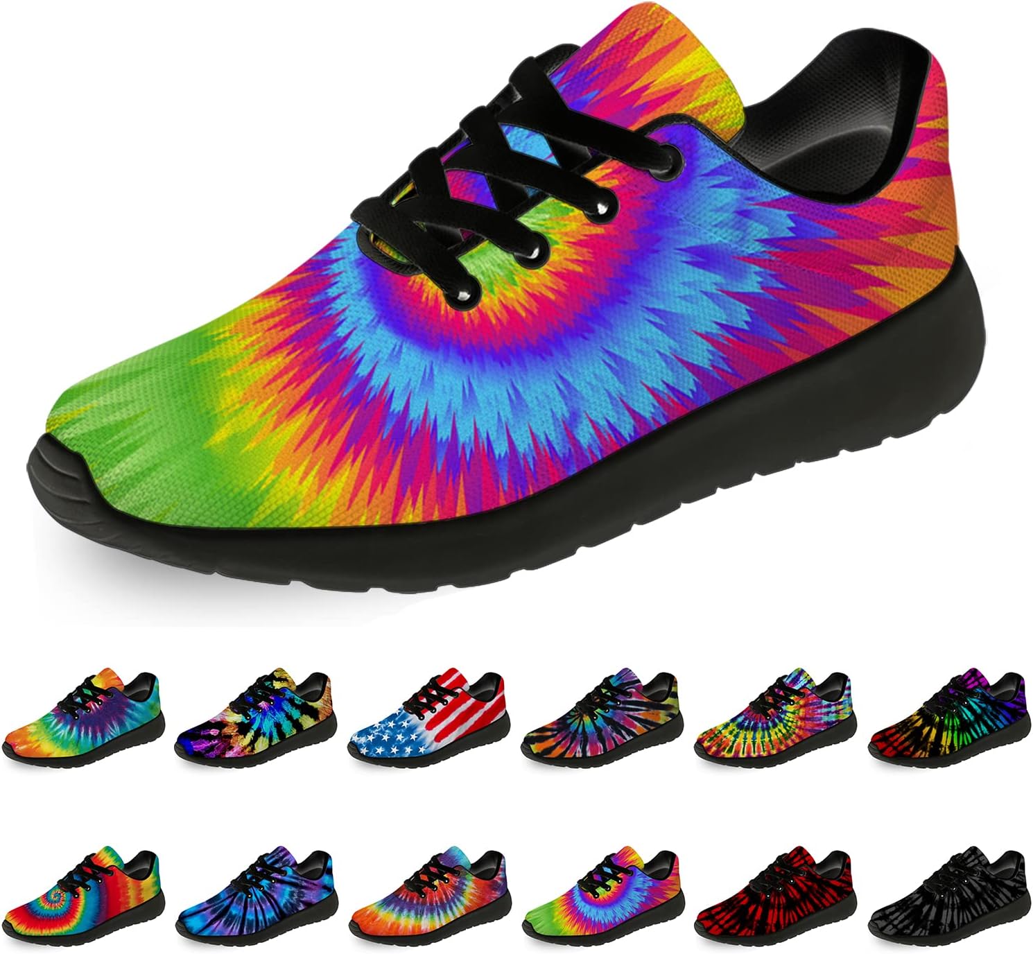 

Кроссовки Horethy Tie Dye для женщин и мужчин, беговые кроссовки, женские и мужские прогулочные, теннисные кроссовки, удобные спортивные кроссовки для джоггинга, подарки, синий/оранжевый