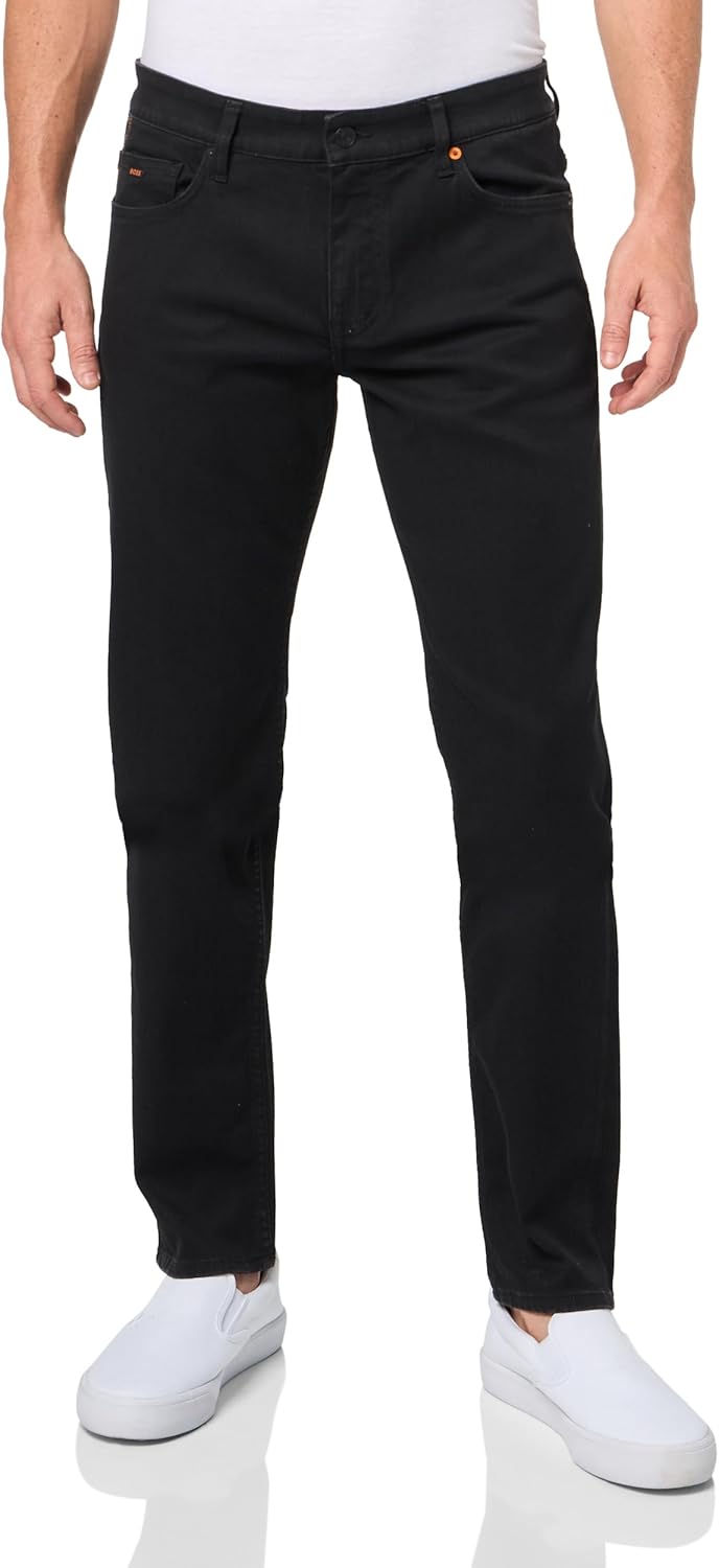 

BOSS Мужские джинсы Delaware Slim Fit Stretch, Black Night