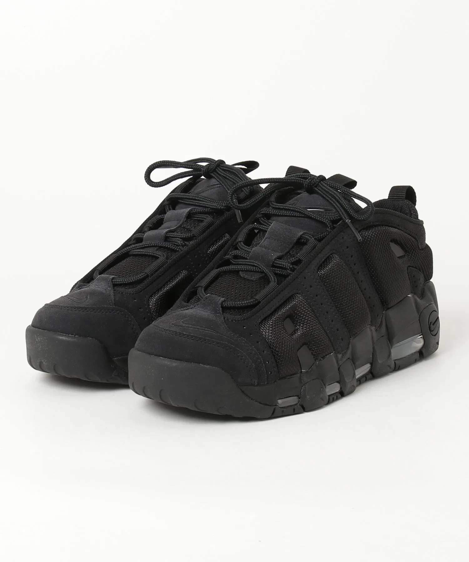 Мужские кроссовки Nike AIR MORE UPTEMPO LOW чёрные