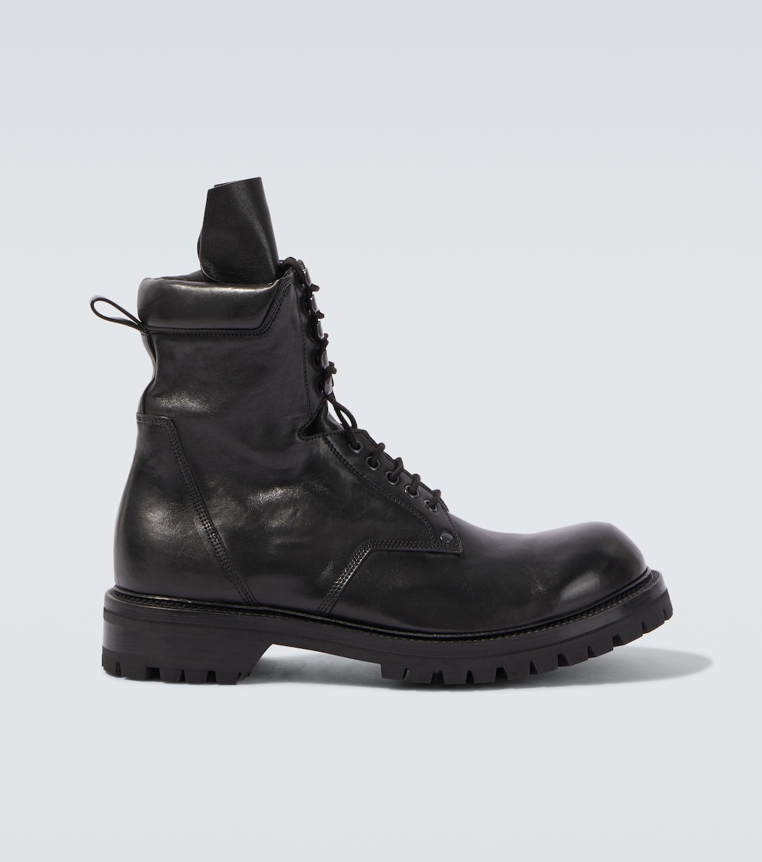 

Кожаные боевые ботинки Rick Owens, черный