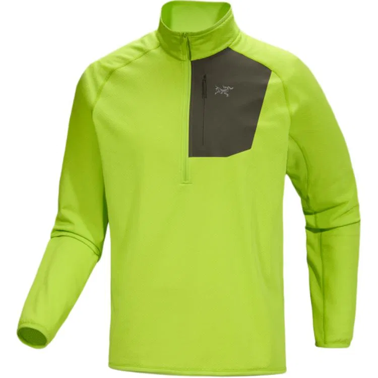 Флисовая куртка Delta Velvet Feel Arcteryx зеленая