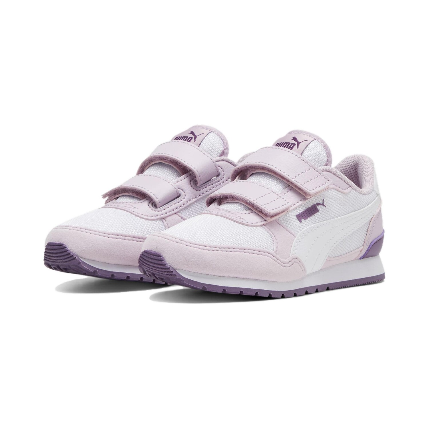 Кроссовки Puma St Runner V3 Kids Lifestyle Shoes PS, розовый — фото 3