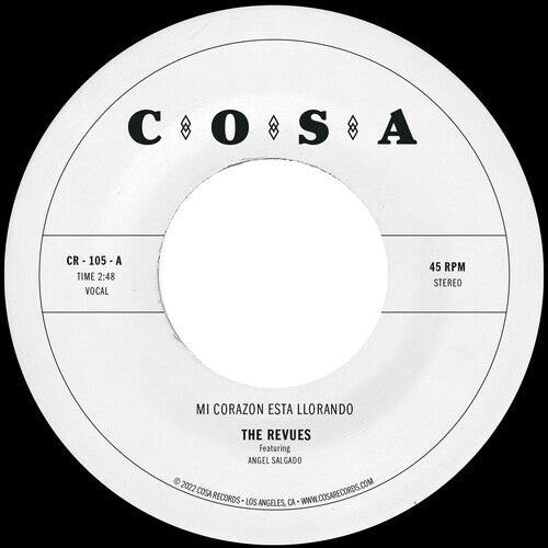 

Сингл 7" Revues: Mi Corazon Esta Llorando - Opaque Natural