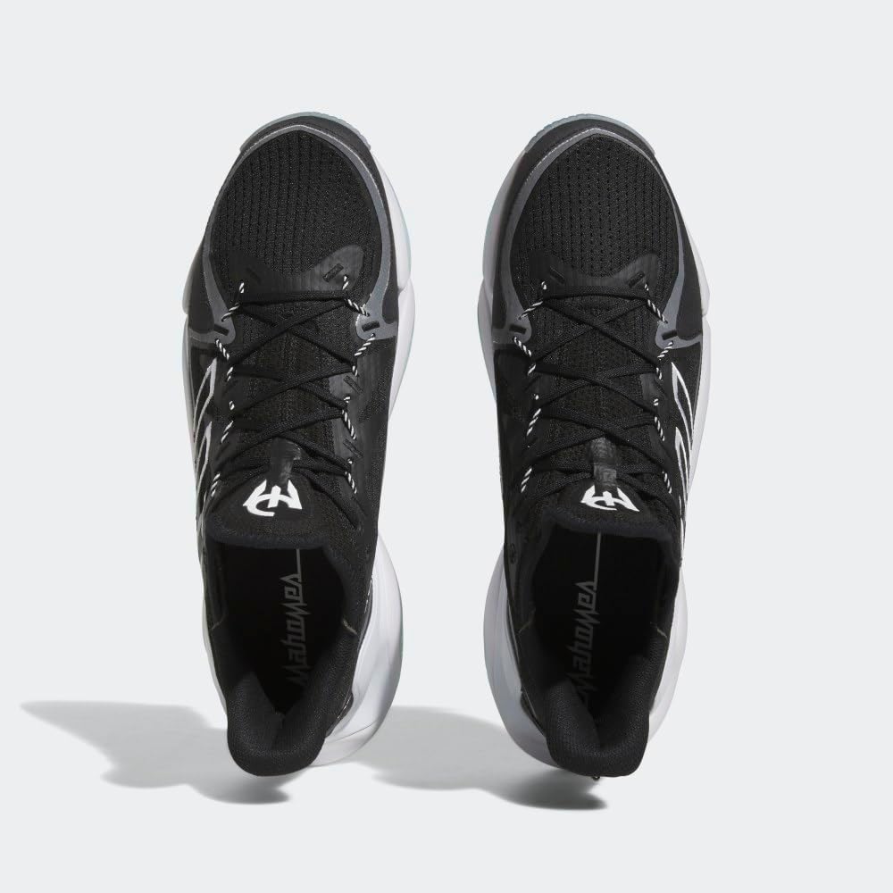 Мужские кроссовки Adidas Mahomes 1 Impact FLX, белый/черный/серый — фото 3