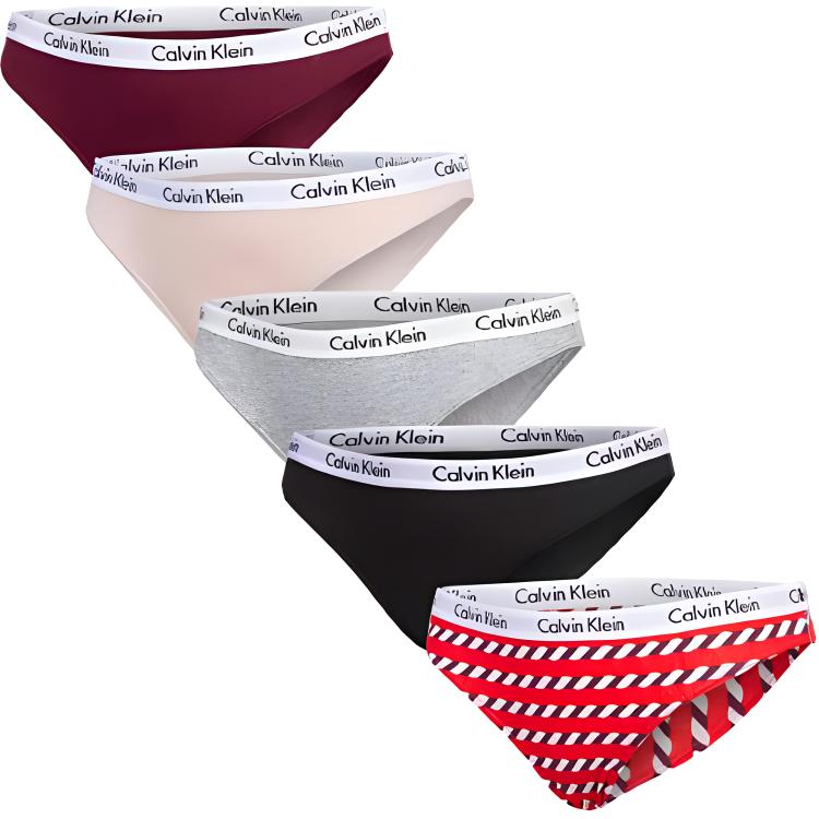 

Женские трусы 5 штук Calvin Klein, красный