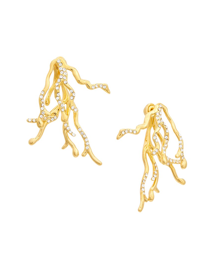 

Серьги Oscar de la Renta с кораллами и кристаллами Oscar De La Renta, Pattern