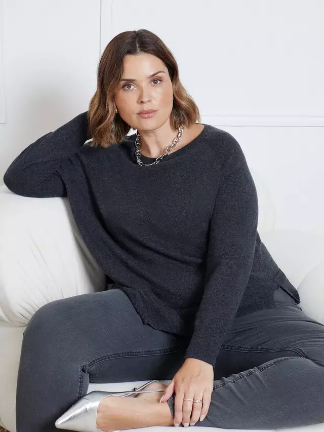 

Джемпер Live Unlimited Curve Cashmere Blend, серый