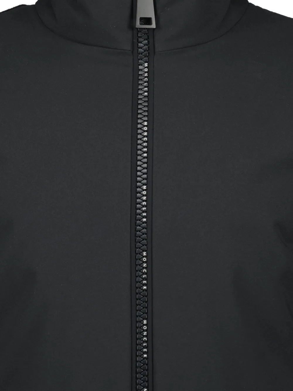 Кардиган на молнии с длинными рукавами MONCLER, черный — фото 3