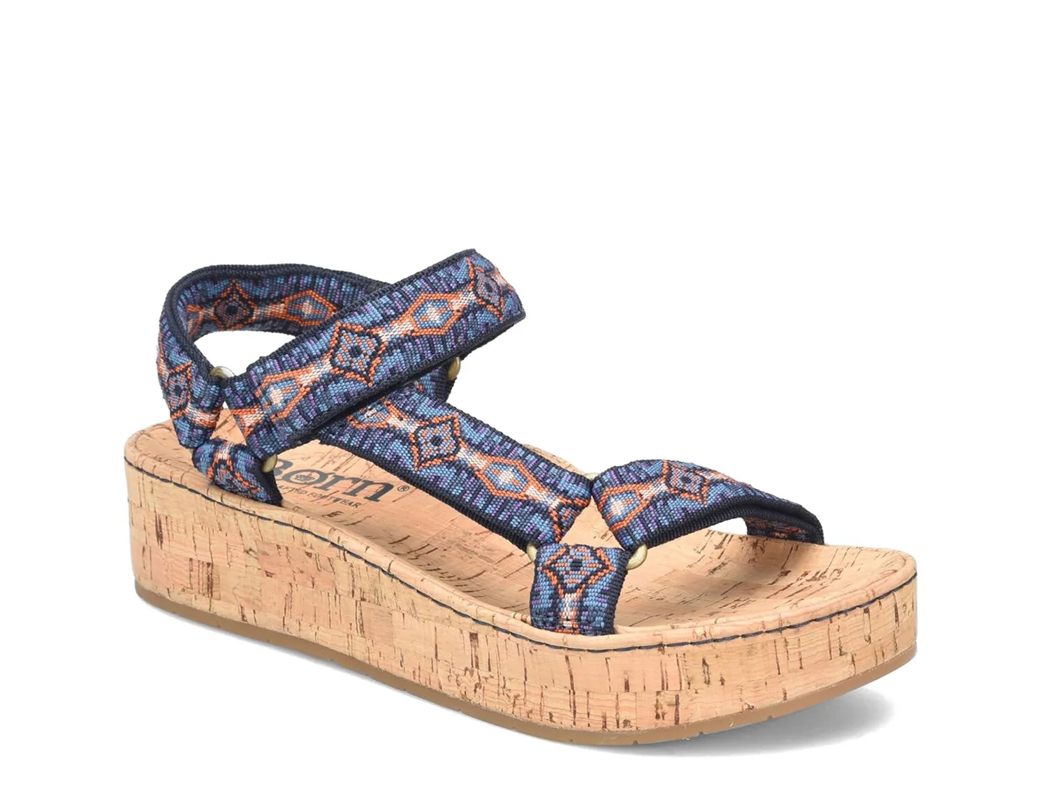 

Сандалии Sirena Wedge Sandal Born, темно-синий