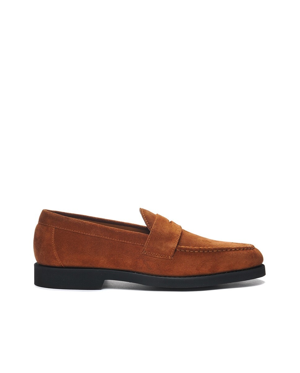 

Мужские коричневые кожаные мокасины Sebago, коричневый