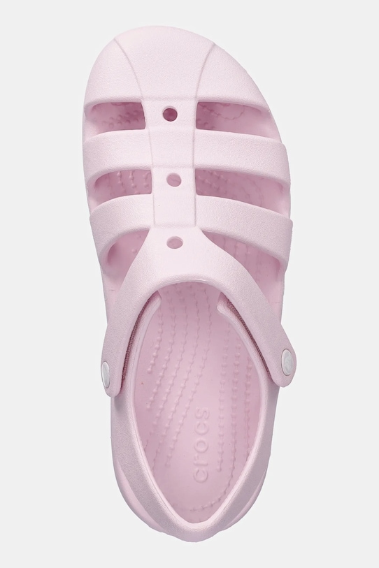 Классические детские сандалии Fisherman Kids Crocs, розовый — фото 4