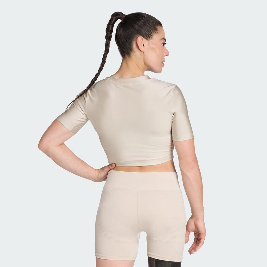 ADIDAS Футболка Workout Essentials Shine — фото 3