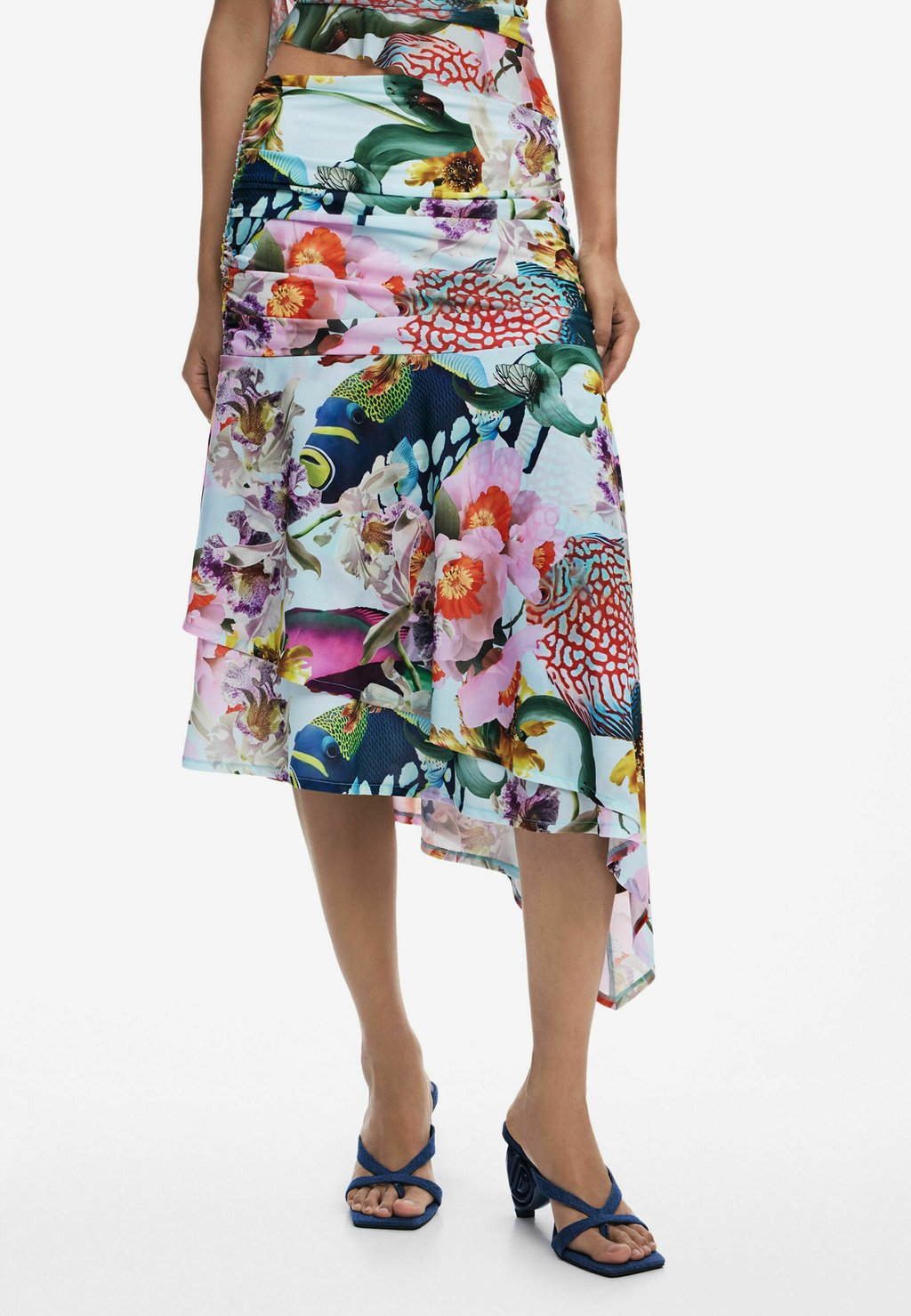 

Юбка-колокол Desigual, мультиколор