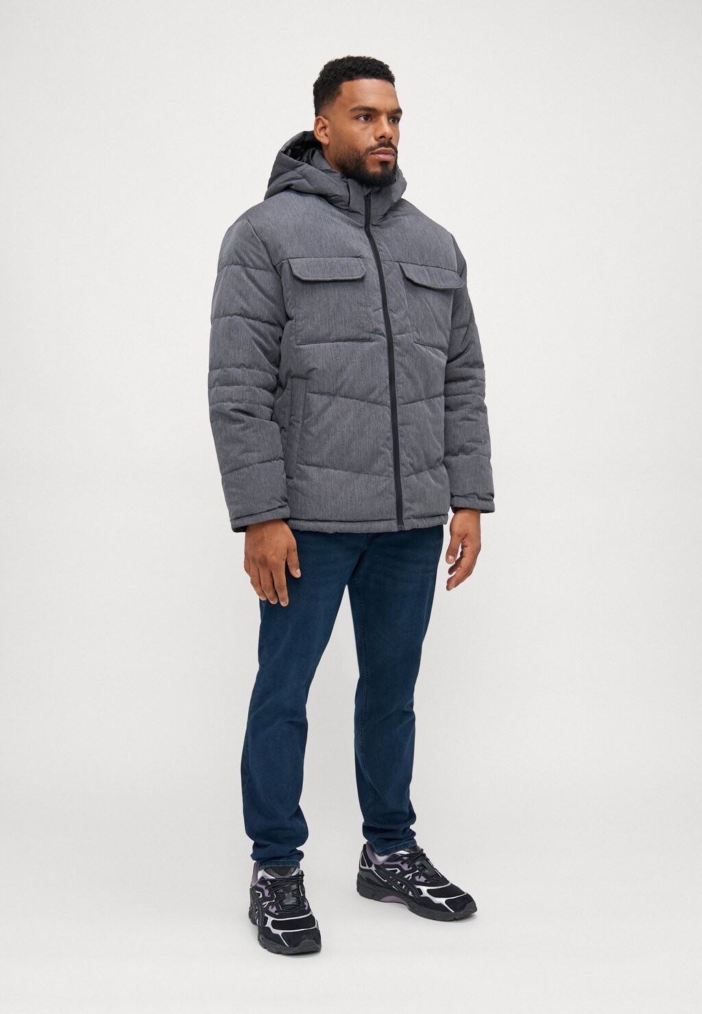 

Зимняя куртка JJBUILD PUFFER JACKET Jack & Jones, серый