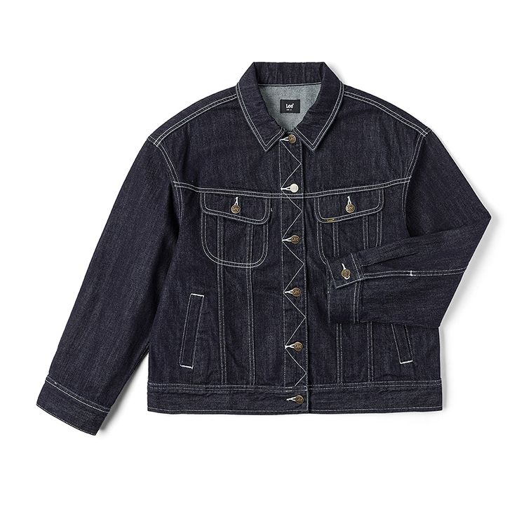 

Lee Женская джинсовая куртка потертая, Washed