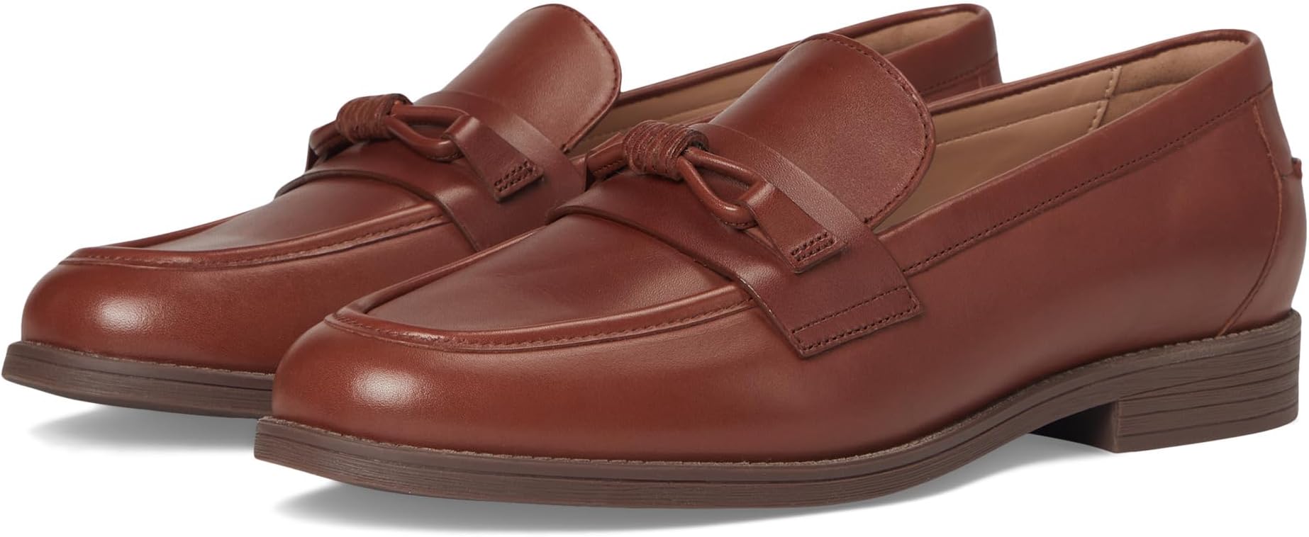 Лоферы Cole Haan Stassi Bow Loafers, цвет Dark Cuoio Leather
