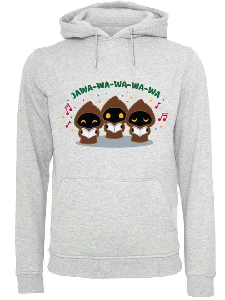 

Пуловер F4NT4STIC Hoodie Star Wars Jawa-Wa-Wa, пятнистый серый
