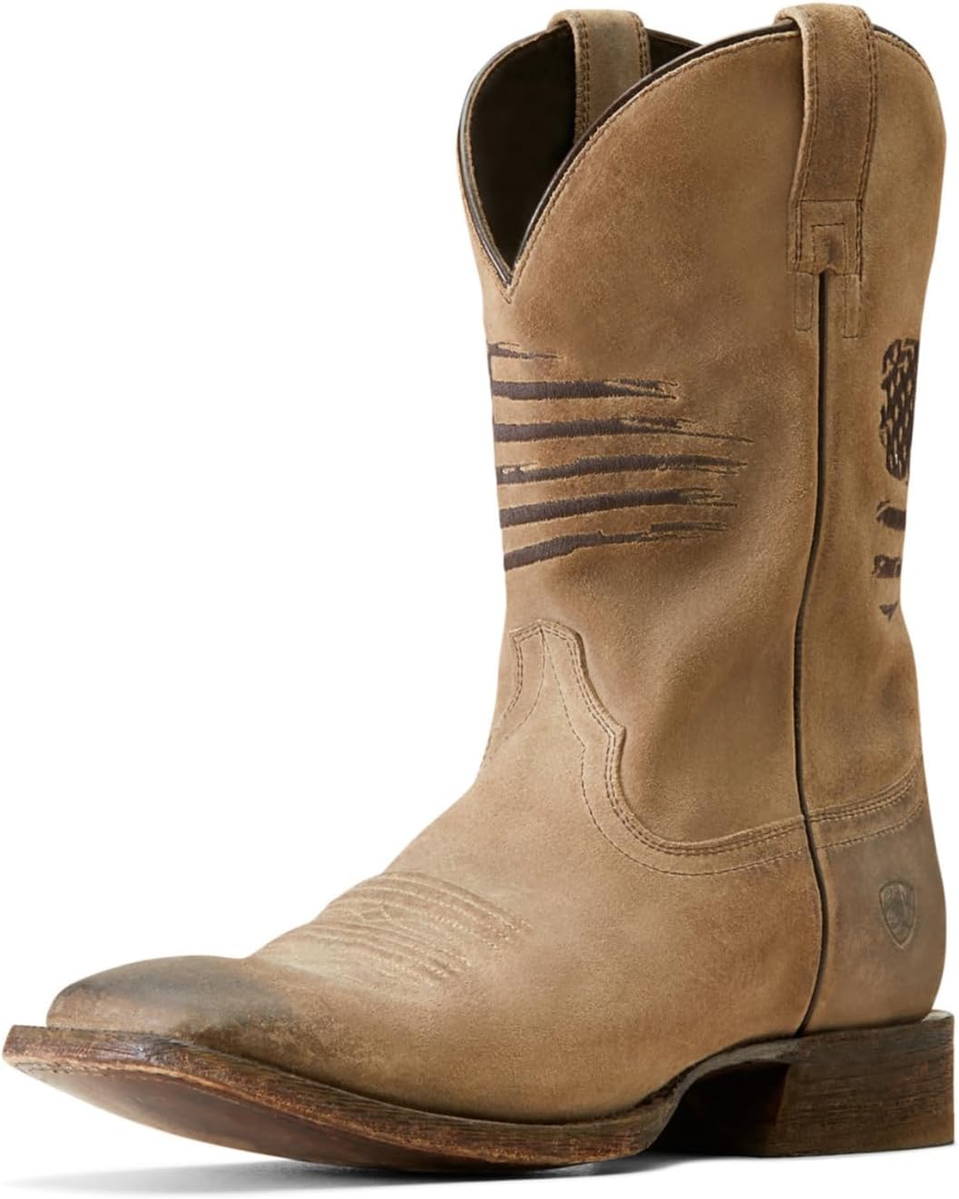 

Мужские кожаные вестерн-бутсы Ariat Circuit Patriot, серый