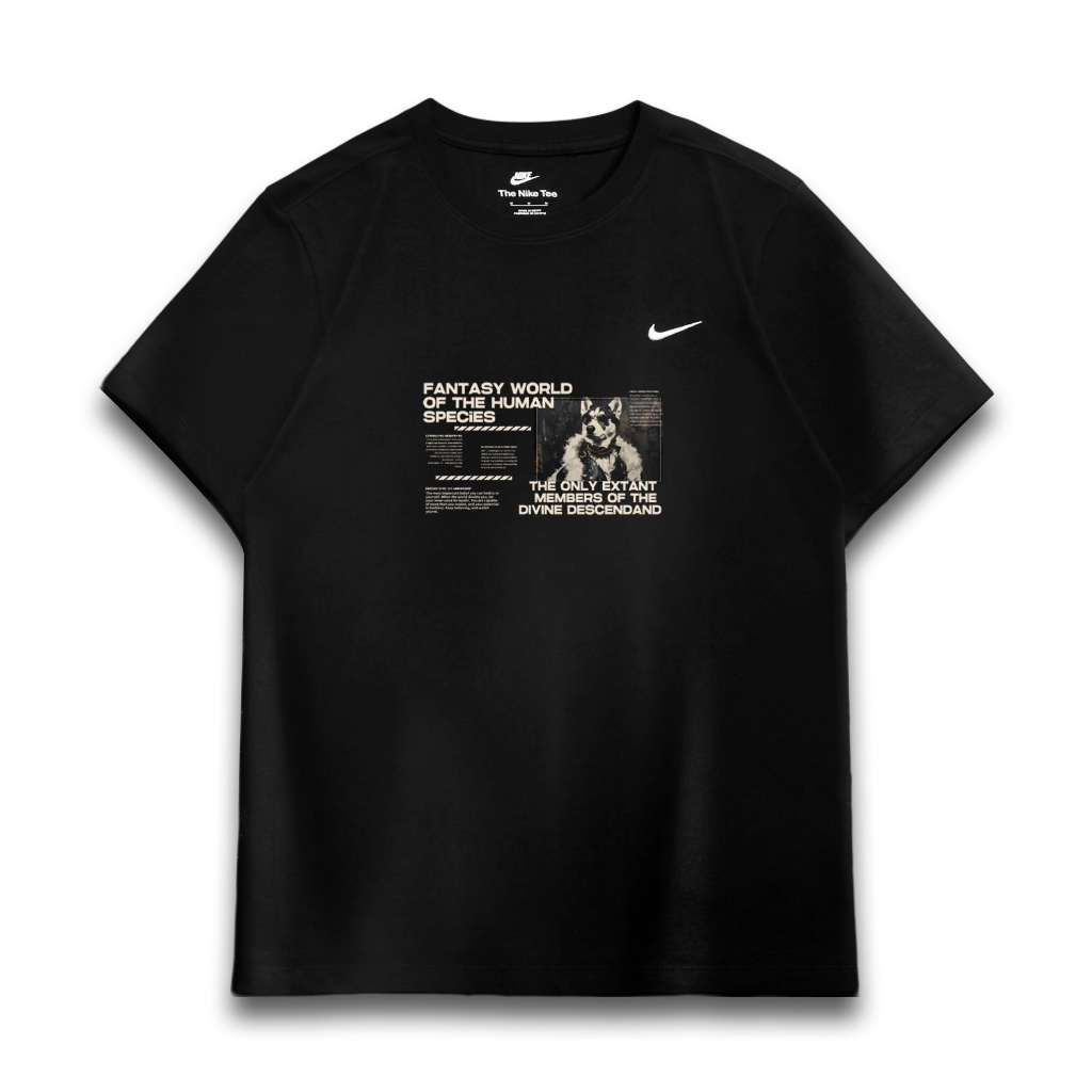 

Nike Спортивная футболка унисекс черная, Черный, Nike Спортивная футболка унисекс черная