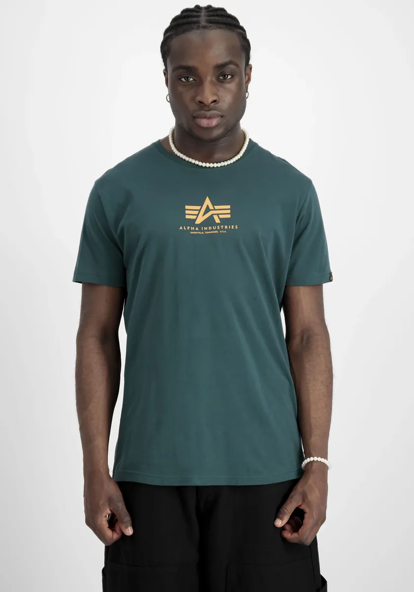 

Рубашка с круглым вырезом Alpha Industries "Basic T ML", зеленый