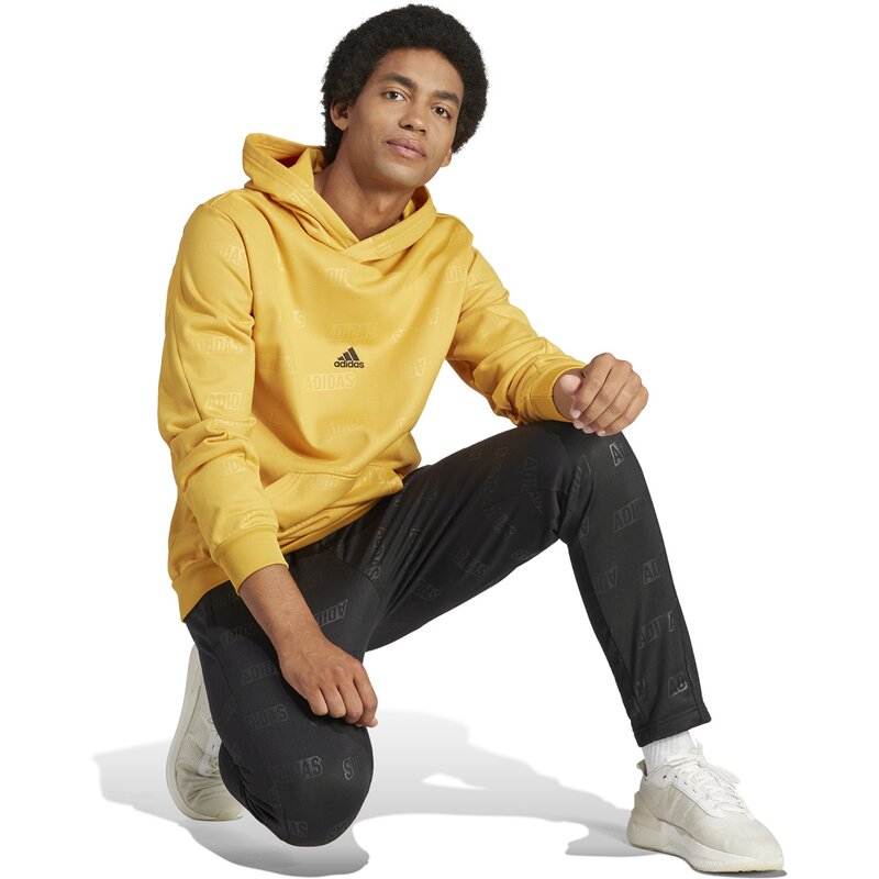 Толстовка с капюшоном и тиснением Adidas, цвет preyel — фото 4