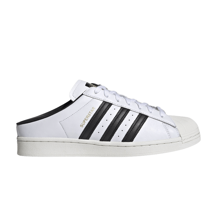 

Кроссовки adidas Superstar Mule 'White Black Gold', белый