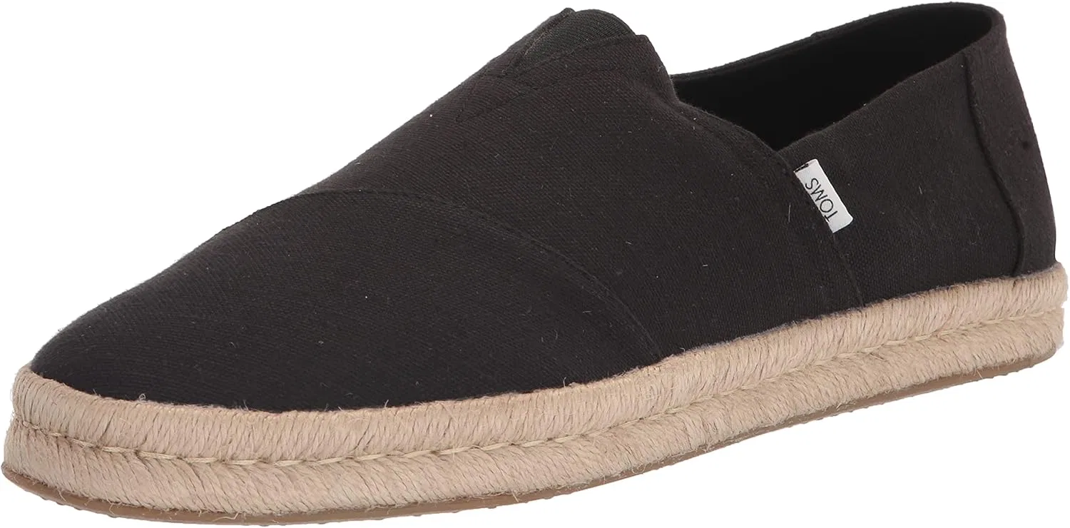 Женские лоферы TOMS Alp Rope 2.0 без каблука, Black