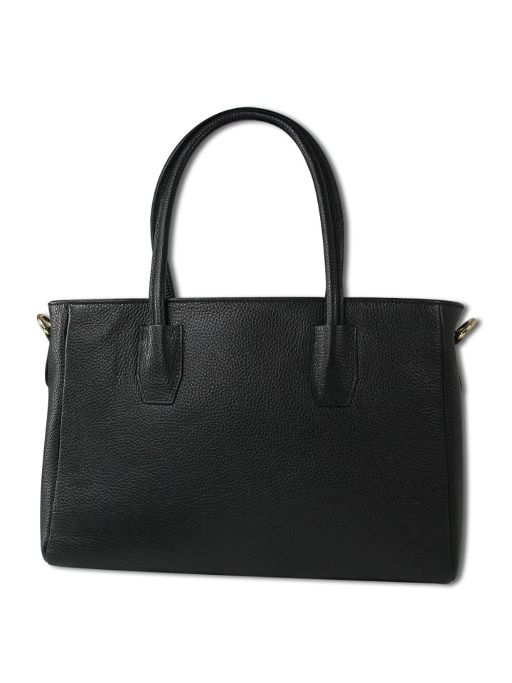 

Сумка через плечо Toscanto, кожа, черная, около 35 см Toscanto