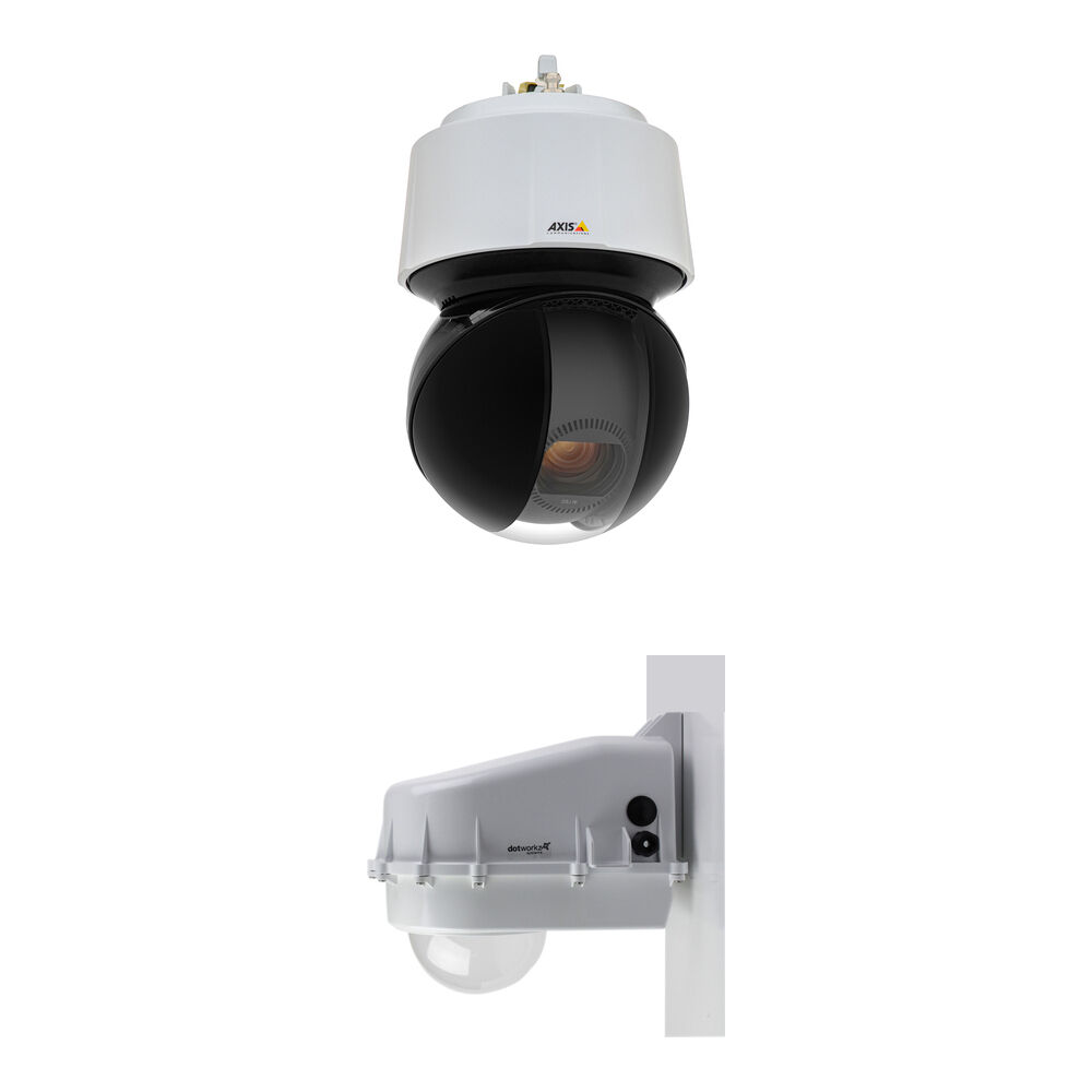 

Базовая модель корпуса Dotworkz D2 (прозрачная линза) с сетевой PTZ-камерой Axis Communications Q6135-LE 1080p (60 Гц)