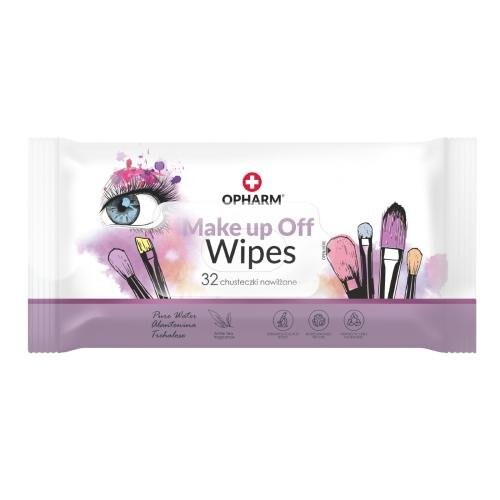 

Салфетки для снятия макияжа, 32 шт. Opharm, Make Up Off Wipes