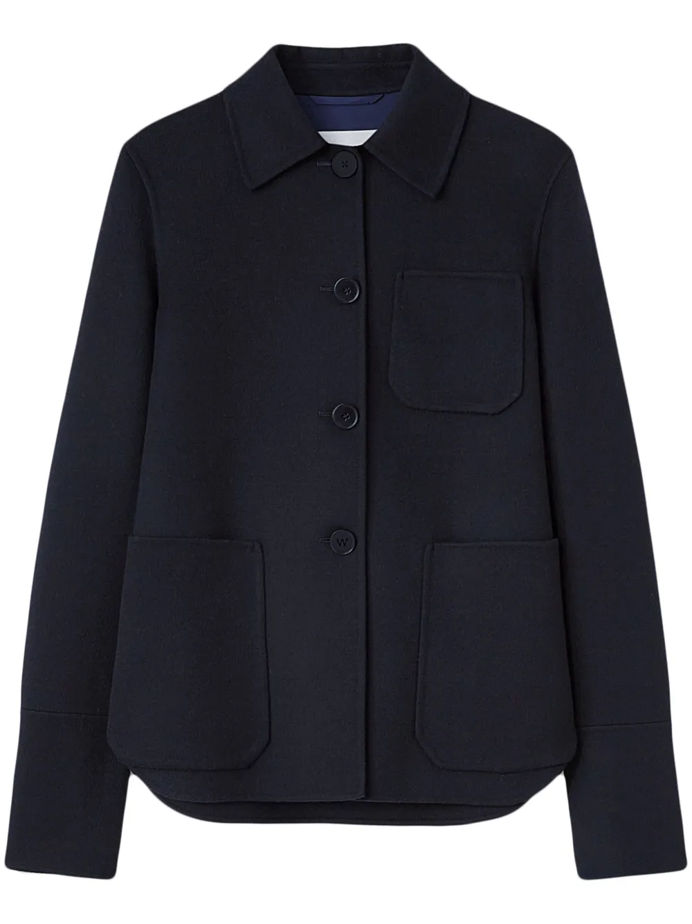

Кашемировая куртка-рубашка JIL SANDER, синий