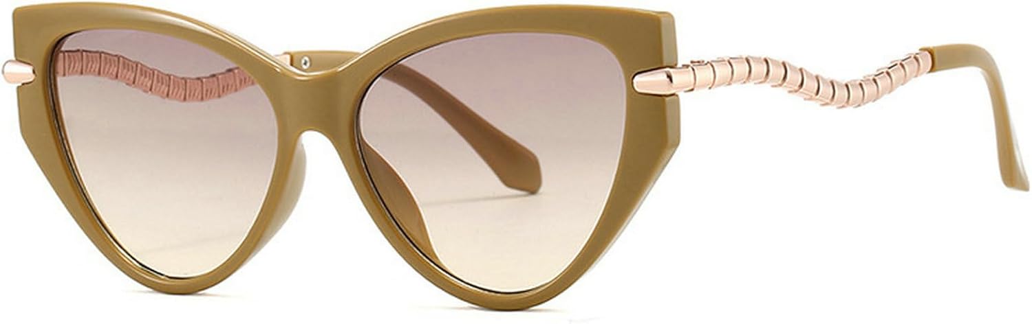 

Модные сексуальные солнцезащитные очки «кошачий глаз» для женщин, 2025 год, роскошные, трендовые, большие, овальные, ретро, ​​в стиле Y2K, солнцезащитные очки для женщин с защитой от УФ-излучения UV400 mincl, White