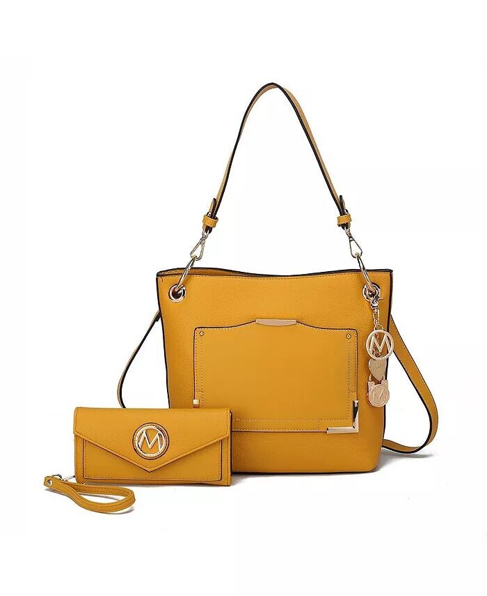 

Большая сумка Grace с кошельком от Mia K Mkf Collection, желтый